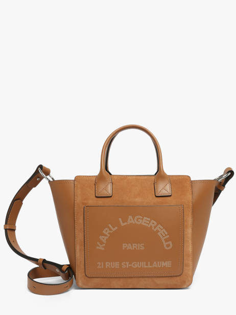 Sac à Main K Daily Cuir Karl lagerfeld Marron k daily B3W30094