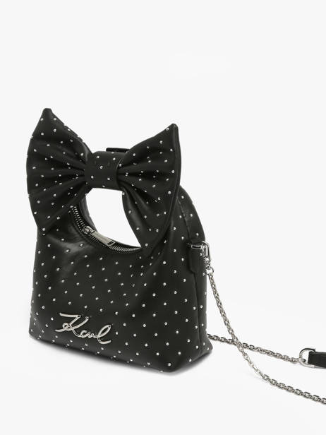 Shoulder Bag K Signature Polyurethane Karl lagerfeld Black k signature B3W30111 other view 2