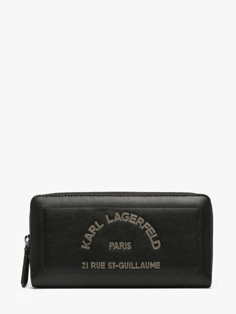 Portefeuille Cuir Karl lagerfeld Noir k daily B3W32016
