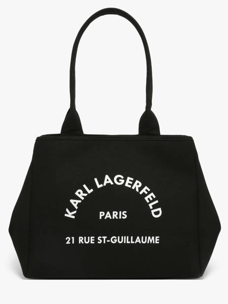Sac Porté épaule Rsg Coton Karl lagerfeld Noir rsg B1W50010