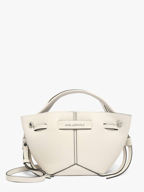 Sac Bandoulière K Pierced Cuir Karl lagerfeld Blanc k pierced B3W30280