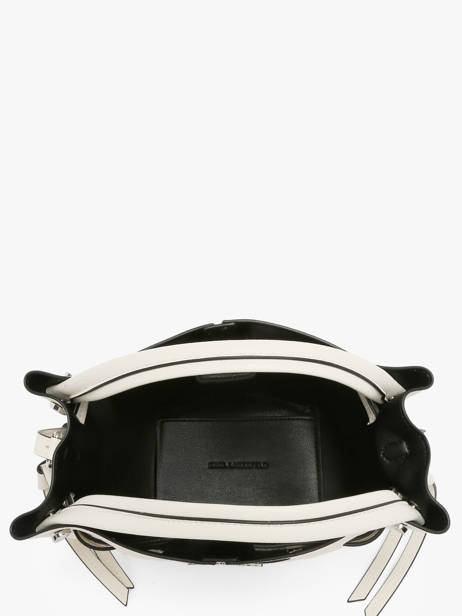 Sac Bandoulière K Pierced Cuir Karl lagerfeld Blanc k pierced B3W30280 vue secondaire 4