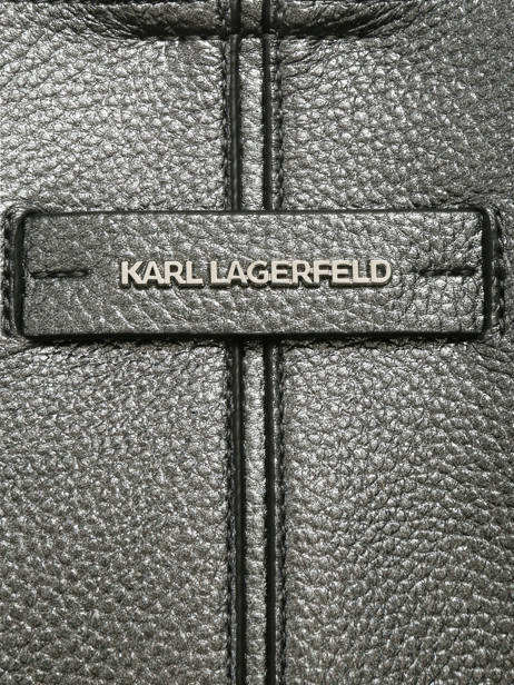 Sac Porté épaule K Pierced Polyurethane Karl lagerfeld Argent k pierced B3W30326 vue secondaire 2