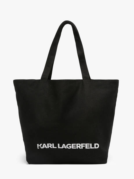 Shoulder Bag K Ikon Cotton Karl lagerfeld Black k ikon B3W50017 other view 5