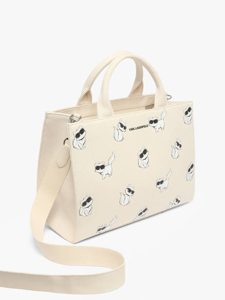 Shopping Bag K Ikon Cotton Karl lagerfeld Beige k ikon B3W50064 other view 2