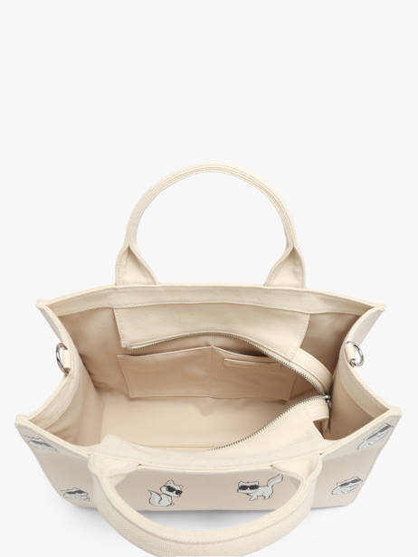 Shopping Bag K Ikon Cotton Karl lagerfeld Beige k ikon B3W50064 other view 3
