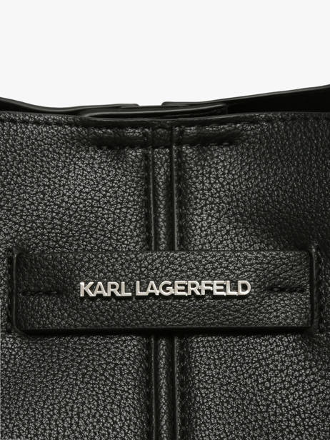 Sac Porté épaule K Pierced Polyurethane Karl lagerfeld Noir k pierced B3W30347 vue secondaire 3