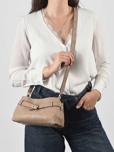 Sac Bandoulière Ella Guess Beige ella PD974673 vue secondaire 1