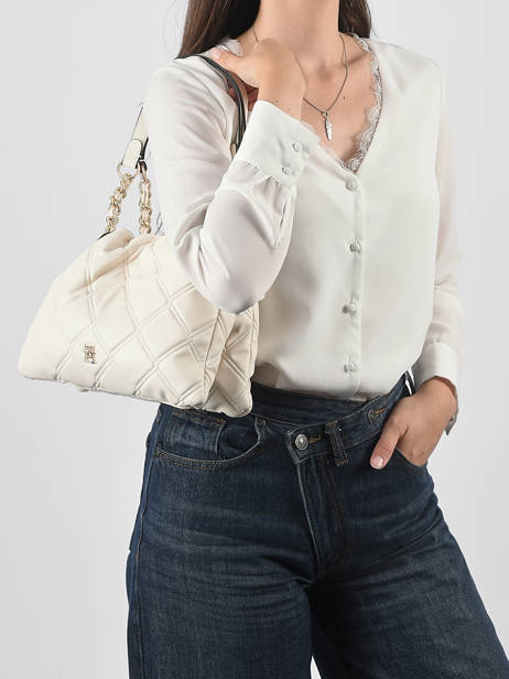 Sac Bandoulière Th Feminine Tommy hilfiger Blanc th feminine  AW18716 vue secondaire 1