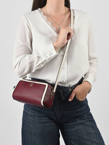 Sac Bandoulière Th Grace Polyester Tommy hilfiger Rouge th grace AW18899 vue secondaire 1