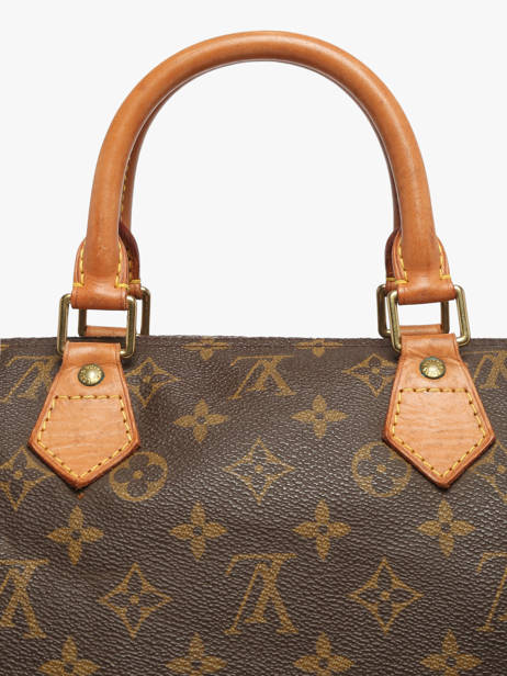 Preloved Louis Vuitton Handbag Speedy 40 Monogram Louis vuitton Brown second life M41522 other view 3