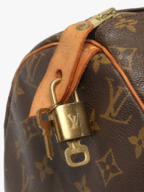 Preloved Louis Vuitton Handbag Speedy 40 Monogram Louis vuitton Brown second life M41522 other view 4