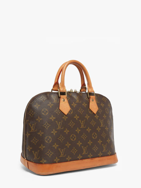 Preloved Louis Vuitton Handbag Alma Monogram Louis vuitton Brown second life F9JIQXUI other view 2