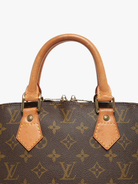 Preloved Louis Vuitton Handbag Alma Monogram Louis vuitton Brown second life F9JIQXUI other view 3