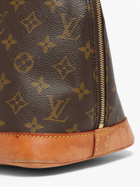 Preloved Louis Vuitton Handbag Alma Monogram Louis vuitton Brown second life F9JIQXUI other view 4