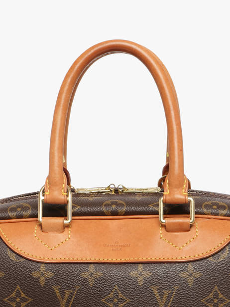 Preloved Louis Vuitton Handbag Deauville Monogram Louis vuitton Brown second life K3KLMKDH other view 3