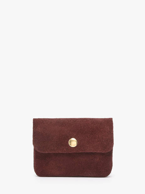 Porte-monnaie Velvet Cuir Milano Violet velvet VE23091O
