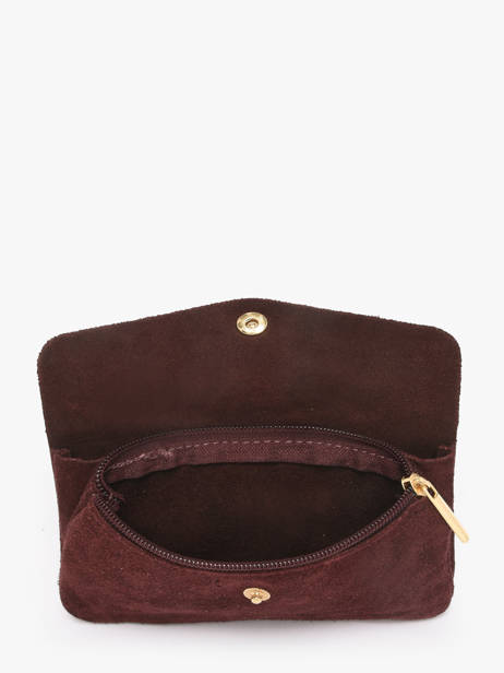 Coin Purse Velvet Leather Milano Violet velvet VE23113O other view 1