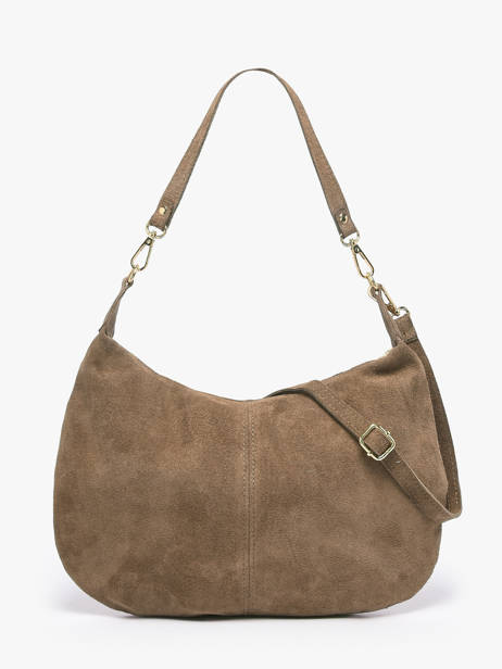 Sac Porté épaule Velvet Milano Beige velvet VE26061 vue secondaire 4