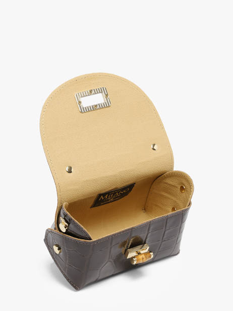 Mini-sac Cocco Balo Cuir Milano Marron cocco balo CB24117 vue secondaire 3