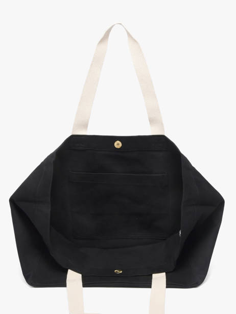Sac Porté épaule Best Seller Coton Hindbag Noir best seller CLAUDE vue secondaire 3