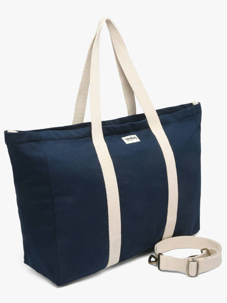 Sac Porté épaule Jean Coton Hindbag Bleu best seller JEAN vue secondaire 2