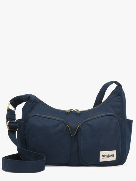 Sac Bandoulière Best Seller Coton Hindbag Bleu best seller EMILE