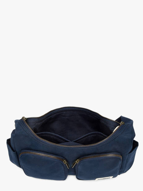 Sac Bandoulière Best Seller Coton Hindbag Bleu best seller EMILE vue secondaire 3
