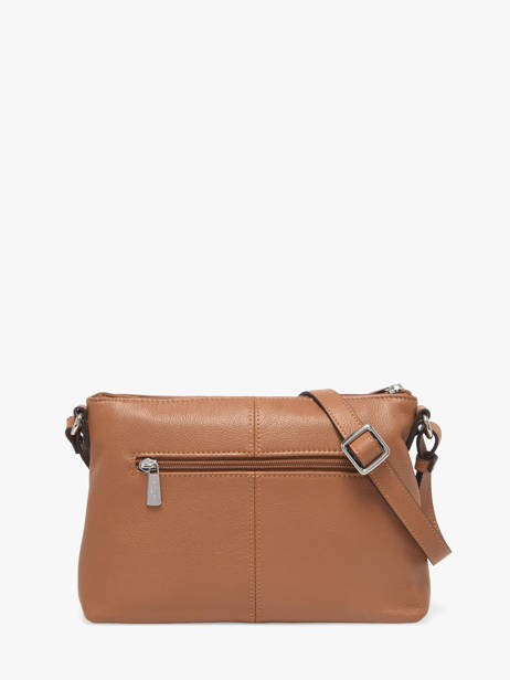 Sac Bandoulière Confort Cuir Hexagona Marron confort 464778 vue secondaire 4