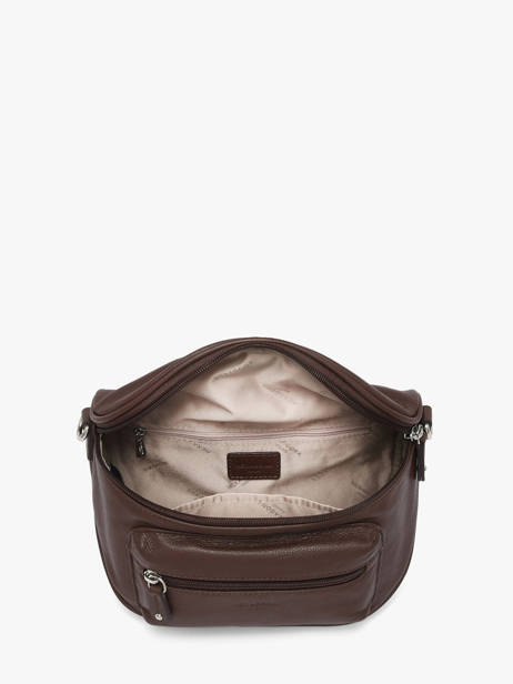 Sac Banane Cuir Hexagona Marron confort 466110 vue secondaire 3
