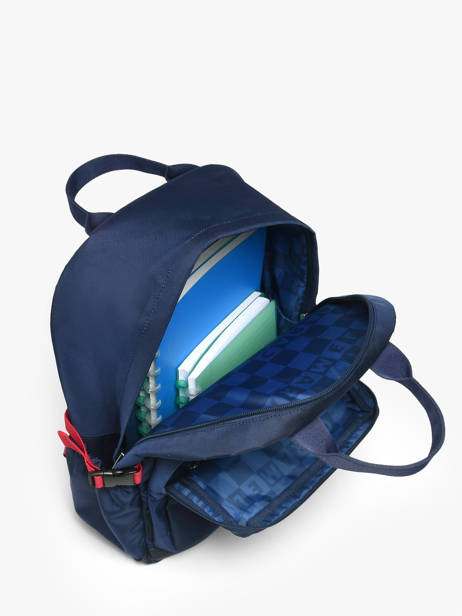 Sac à Dos 1 Compartiment Caramel et cie Bleu boheme FI vue secondaire 3