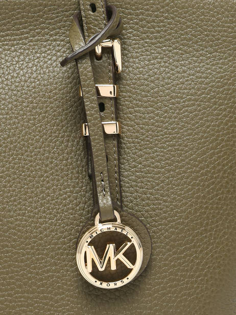 Cabas Quinn Cuir Michael kors Vert quinn T5GQNT2L vue secondaire 3