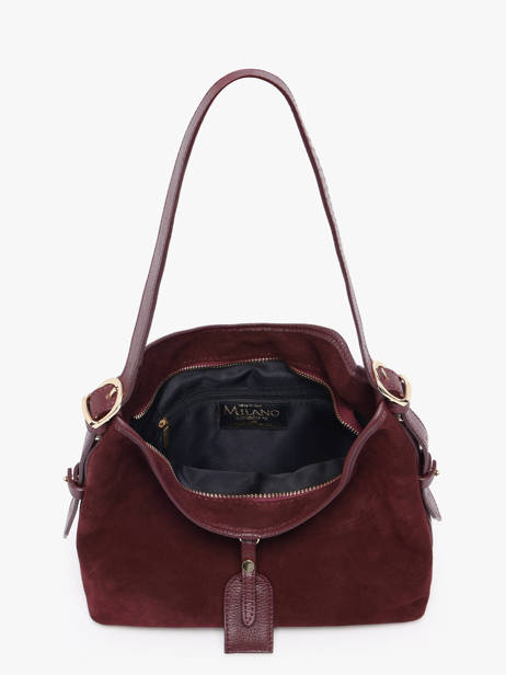Sac Porté épaule Velvet Caviar Cuir Milano Violet velvet caviar VC250610 vue secondaire 3