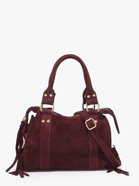 Sac Bandoulière Velvet Cuir Milano Violet velvet VE24092O vue secondaire 4