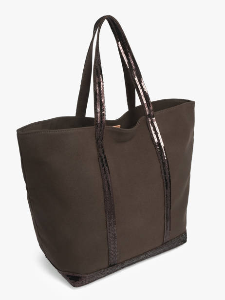 Le Cabas L Paillettes Vanessa bruno Marron cabas 1V40315 vue secondaire 2