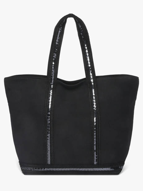 Cabas Cabas Coton Vanessa bruno Noir cabas 63140409 vue secondaire 5