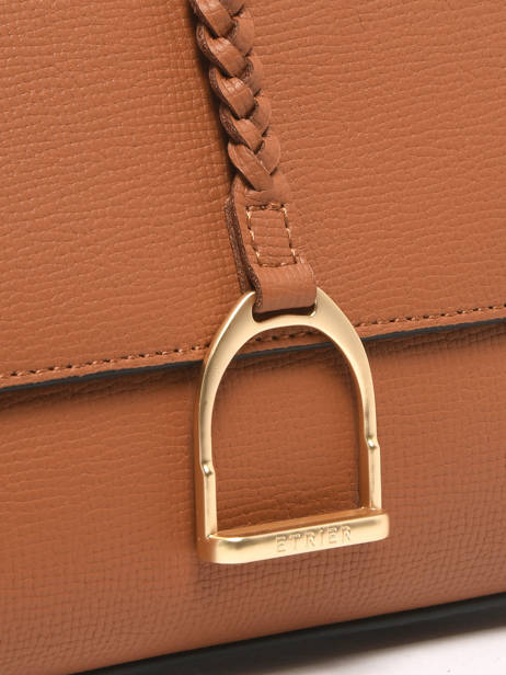 Shoulder Bag S Torsade Leather Etrier Brown torsade ETOS169S other view 3