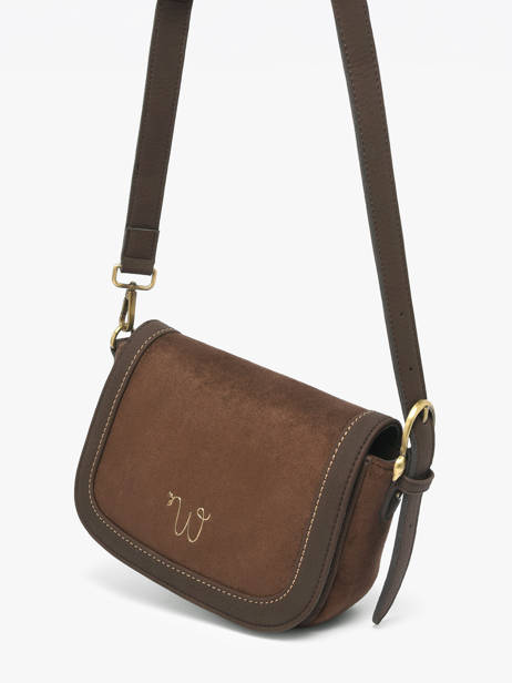 Sac Bandoulière Ellebore Woomen Marron ellebore WHEB03 vue secondaire 2
