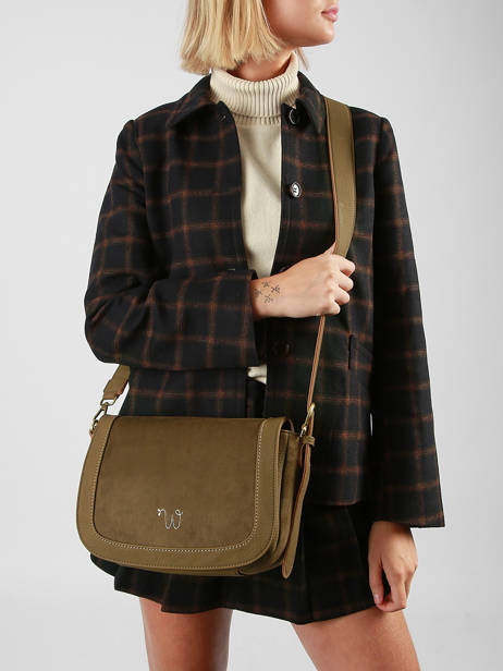 Sac Bandoulière Ellebore Woomen Vert ellebore WHEB04 vue secondaire 1