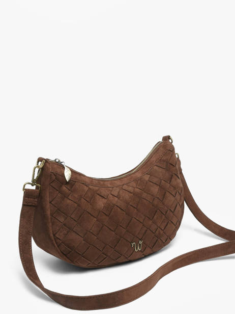 Sac Bandoulière Aubepine Woomen Marron aubepine WAUB19 vue secondaire 2