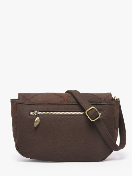 Sac Bandoulière Neflier Patchwork Woomen Marron neflier patchwork WNET04 vue secondaire 5