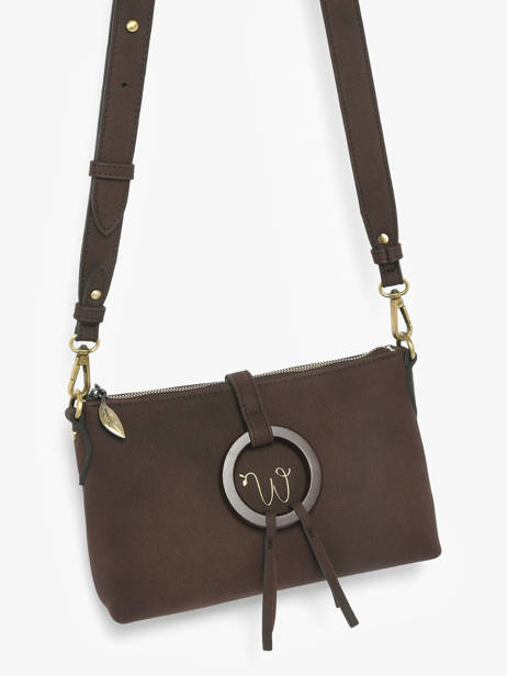 Sac Bandoulière Verveine Woomen Marron verveine WVER01 vue secondaire 2