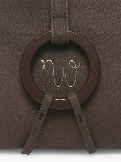 Sac Bandoulière Verveine Woomen Marron verveine WVER01 vue secondaire 3