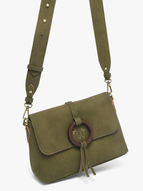 Sac Bandoulière Verveine Woomen Vert verveine WVER02 vue secondaire 2