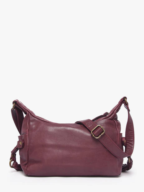 Sac Bandoulière Cow Cuir Basilic pepper Rouge cow BCOW91 vue secondaire 4