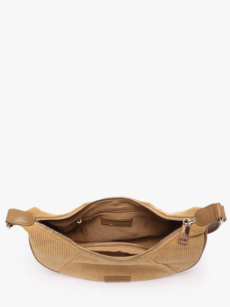 Shoulder Bag Velours Vanessa wu Beige velours MA3036 other view 2