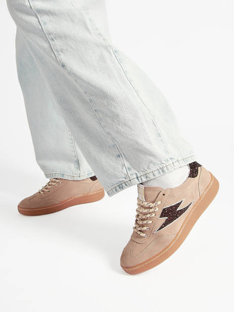 Sneakers Lee In Leather Semerdjian Pink women LEEE434 other view 1