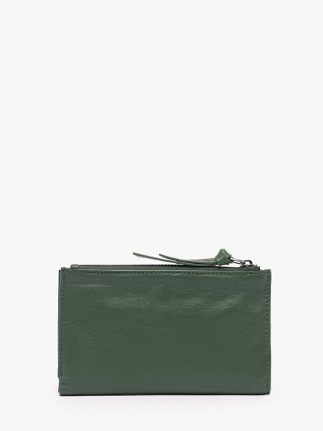 Portefeuille Cuir Biba Vert wallet VAW3L vue secondaire 2