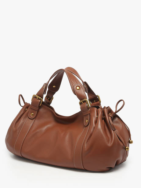 Sac Porté 24h Icone Cuir Gerard darel Marron icone DES01410 vue secondaire 2