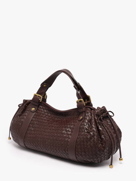 Shoulder Bag Tresse Leather Gerard darel Brown tresse DES01478 other view 1